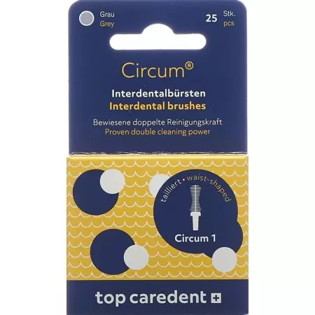 Top Caredent Circum 1 Int Щетки серые 25 шт. Top Caredent Circum 1 Int Щетки серые 25 шт.