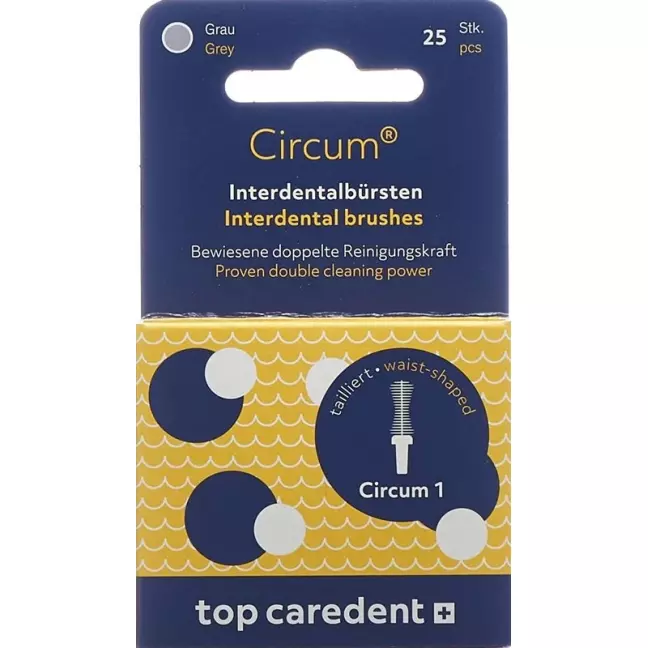 Top Caredent Circum 1 Int Щетки серые 25 шт. Top Caredent Circum 1 Int Щетки серые 25 шт.