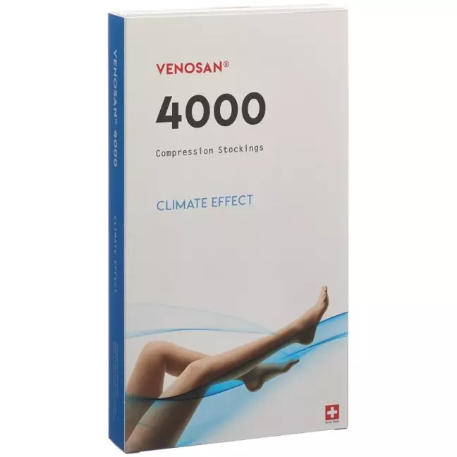 Venosan 4002 A-GH KKL2 M длинные закрытые черные мужские 1 пара