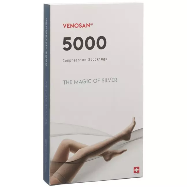 VENOSAN 5001 A-DH KKL1 S короткие черные 1 пара