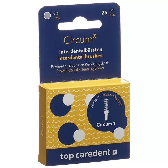 Top Caredent Circum 1 Int Щетки серые 25 шт. Top Caredent Circum 1 Int Щетки серые 25 шт.